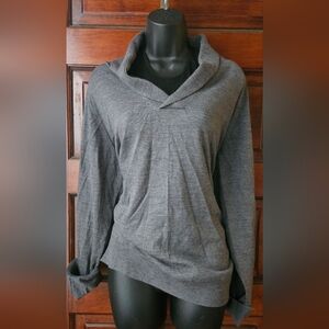 Murano Mens Sweater V-Neck Black Size XL Modern Performance